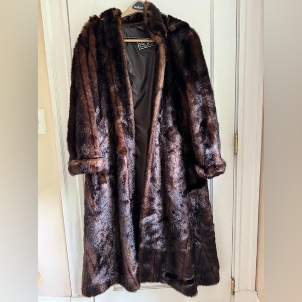 Faux fur coat
